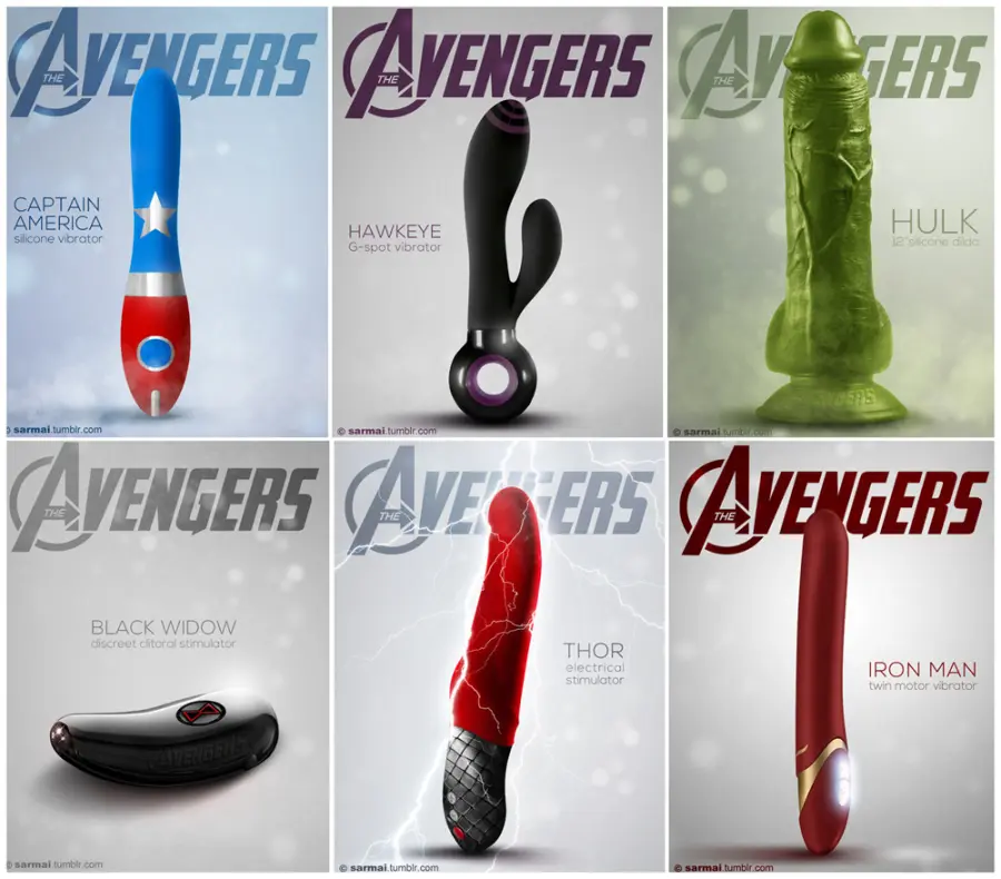 Sex toys Avengers ispirati ai supereroi